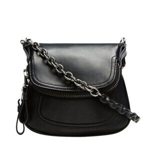 Tom Ford Calfskin Mini Jennifer Crossbody Bag Black